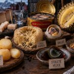 Nejodpornější jídla světa na jednom stole: hákarl, surströmming, casu marzu, balut, natto, durian a tvarůžky